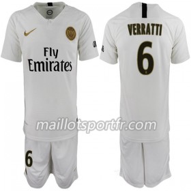 Maillot de Foot Paris Saint Germain Verratti 6 Enfant Extérieur 2018/19